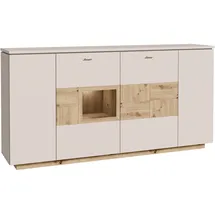 Forte Louoto 199,5 x 101,2 x 41,6 cm Beige / Braun