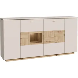 Forte Louoto 199,5 x 101,2 x 41,6 cm Beige / Braun