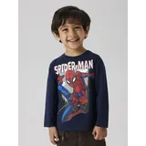 NAME IT Langarmshirt NMMJUICE SPIDER NREG LS TOP NOOS MAR blau 92 EU