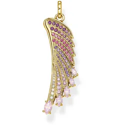Thomas Sabo PE876-488-7 Anhänger Bunter Kolibri-Flügel Silber vergoldet
