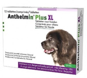 Anthelmin Plus XL voor honden  3 stuks