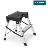 Klappleiter 2 Stufen LEO - Trittleiter - Belastbarkeit bis 150 kg - Klapptritt