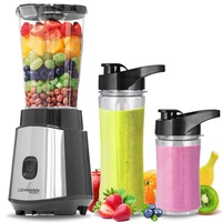 LEHMANN Smoofit Blender Smoothie Maker Mixer 1000ml 1200W tragbare Flaschen