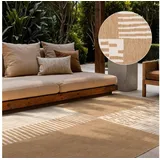 Ted Baker Teppich Acacia, Wendeteppich, rechteckig, Höhe: 8 mm, Designteppich, Wetterfest, Pflegeleicht, Modern, Wohnzimmer, Terrasse beige 200 cm x 300 cm x 8 mm