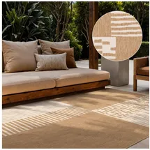 Ted Baker Teppich Acacia, Wendeteppich, rechteckig, Höhe: 8 mm, Designteppich, Wetterfest, Pflegeleicht, Modern, Wohnzimmer, Terrasse beige 200 cm x 300 cm x 8 mm