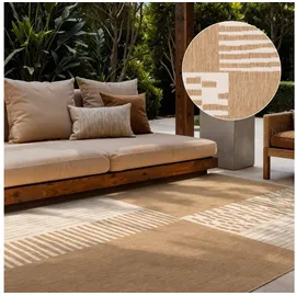 Ted Baker Teppich Acacia, Wendeteppich, rechteckig, Höhe: 8 mm, Designteppich, Wetterfest, Pflegeleicht, Modern, Wohnzimmer, Terrasse beige 200 cm x 300 cm x 8 mm