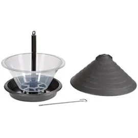 dehner natura premium Futterampel Guayana, schwarz