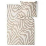 s.Oliver Mako-Satin Beige 155 x 220 cm + 80 x 80 cm