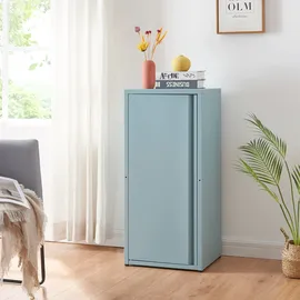 [en.casa] Metallschrank Burlöv Stahl Graublau [en.casa]