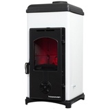 hosseven 9005 Weiß – Eleganz und Effizienz in Einem, Leistung: 6,4 kW, Kaminofen, Schwedenofen