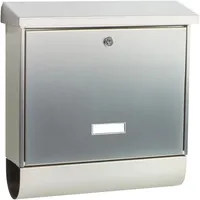 Burg Wächter Inoxstar 4720 Silber inkl. Zeitungsfach