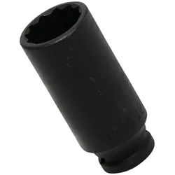 BGS 5336 Impact Nuss / Krafteinsatz Zwölfkant SW 27mm Antrieb 12,5mm (1/2") für Schlagschrauber geeignet