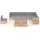 vidaXL Garten-Lounge-Set 10-tlg. natur/grau 3076864