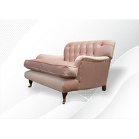 JVmoebel Chesterfield-Sessel, Chesterfield Sessel 1 Sitzer Design rosa