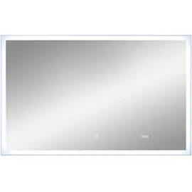 Möbel Kraft Badspiegel – Glas,Metall ¦ Maße (cm): B: 110 H: 70 T: 3.0