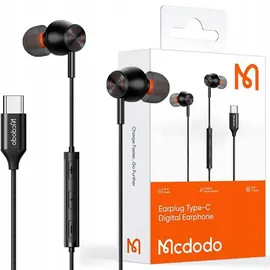 Mcdodo In-Ear, kabelgebundener Kopfhörer für USB Typ-C Android, Macbook, iPad