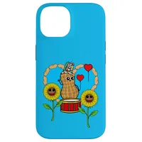 Hippie Erdnuss Erdnüsse Sonnenblumen Trommel Kinder Kind Hülle für iPhone 14