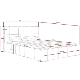 marpur ALMA 200 x 200 cm Schwarz