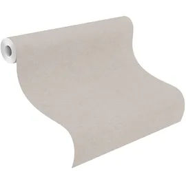Rasch Textil Rasch Vliestapete Bambino XIX 252859 Uni Hellgrau 10,05 m x 0,53 m