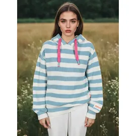 salzhaut Velozipee Kapuzenpullover Blau M