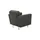 Max Winzer Sessel Jasmin Flachgewebe 75 x 81 x 83 cm Schwarz