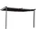 Habitat et Jardin Anbaupergola mit ausziehbarem Dach - 3 x 4 m - Anthrazitgrau - Grau