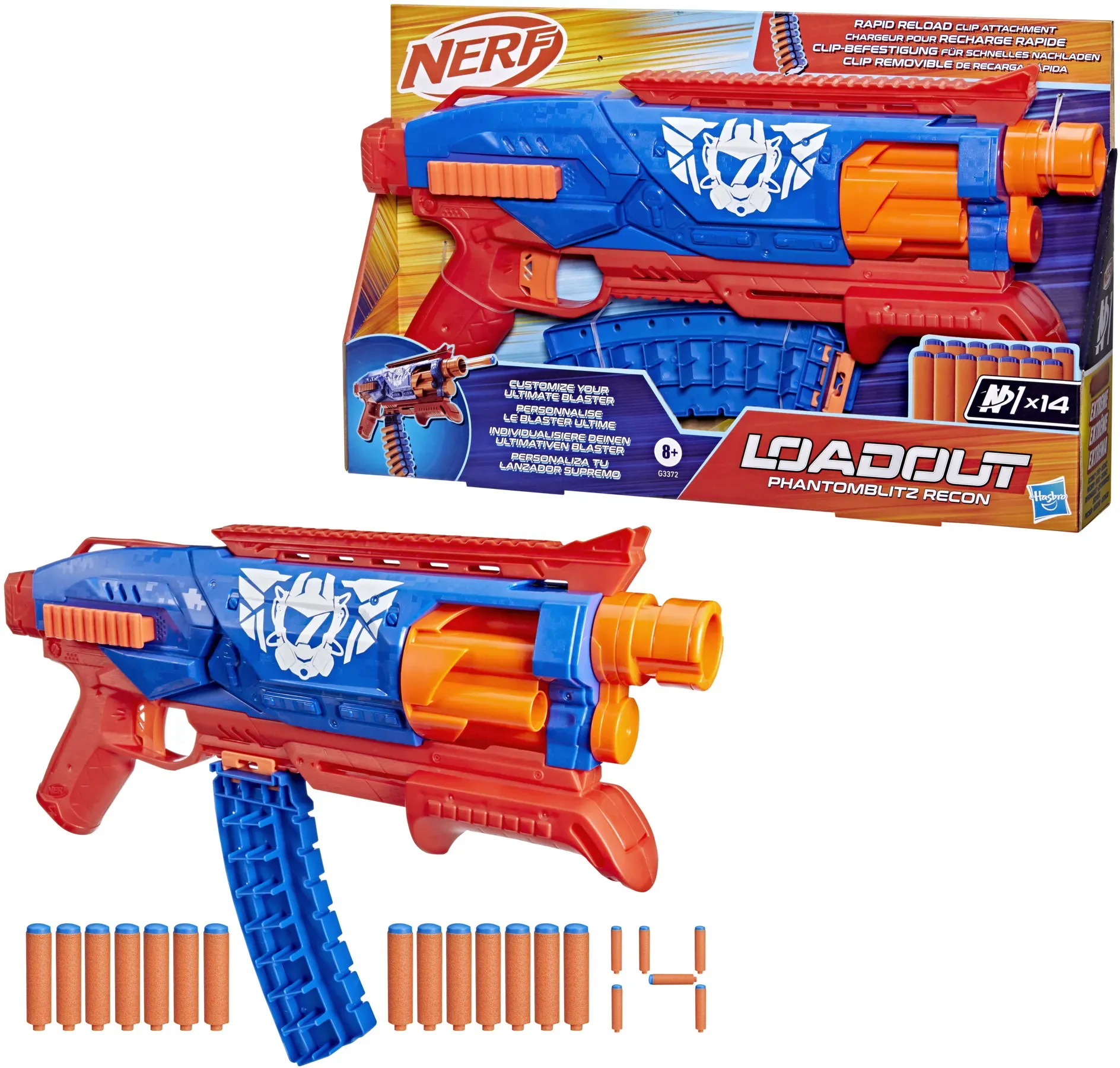 Hasbro - Nerf N Series Loadout PHANTOMBLITZ RECON und N1 Darts