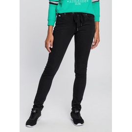 KANGAROOS Jogg Pants in Denim-Optik mit elastischem Bündchen Gr. 40 N-Gr, schwarz Jeans, 89138652-40 N-Gr