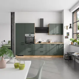 Nobilia Küchenzeile Easytouch II 300 cm grün