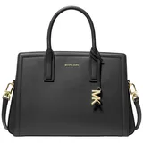 Michael Kors Women Md Satchel Hand Bag, Schwarz