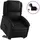 vidaXL Massagesessel mit Aufstehhilfe Kunstleder 144,5 x 82 x 0 cm Schwarz elektrisch
