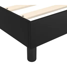 vidaXL Schwarz 180x200 cm Kunstleder