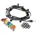 SPICELITE LED Lichterkette 50 m Schwarz 5 bunte Kugellampen