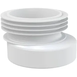 WC Anschlussmanschette mit Drehexzent. 20 mm Versatz
