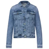 STREET ONE Jeansjacke mit Brusttaschen und Knöpfen - Blau