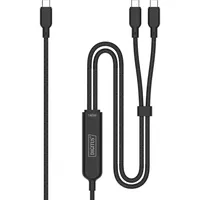 Digitus USB-C® Kabel USB 2.0 USB-C®, USB-C® Stecker 180cm Schwarz AK-300170-018-S
