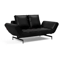 Innovation Living Schlafsofa Ghia Laser Lederoptik Black