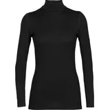 Icebreaker Damen 260 Tech Turtleneck Longsleeve (Größe S, schwarz)