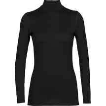 Icebreaker Damen 260 Tech Turtleneck Longsleeve (Größe S, schwarz)