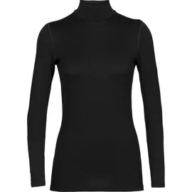 Icebreaker Damen 260 Tech Turtleneck Longsleeve (Größe S, schwarz)