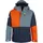 TROLLKIDS Hallingdal Jacke - Steel Blue / Flame Orange - 152 cm