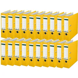 Leitz Qualitäts-Ordner DIN A4 80 mm Gelb 20 St.