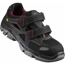 Stabilus Sicherheitssandale THILO AIR Gr.43 schwarz/rot Textil/Meshmaterial - Schwarz - 43