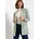 Langer Jerseyblazer Taschen grün Gr 40 Modischer Jersey-Blazer leichten Schulter-Pads aus Viskose