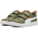 Puma Courtflex V3 V PS Sneaker Olive white 30 - PUMA olive/PUMA