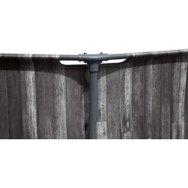 BESTWAY Steel Pro Max Frame Pool Set 366 x 100 cm holzoptik inkl. Filterpumpe