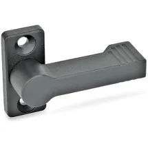 Ganter Normelemente 702-17-55-A-SW Sperrriegel mit 4 Raststellungen, Zink-Druckguss, Riegellänge: 55mm, schwarz