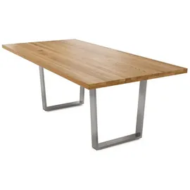 58 aufm Kessel Daisey 140 x 77 x 90 cm Wildeiche geölt beige