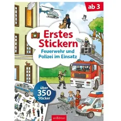 ARSEDITION 134252 Erstes Stickern – Feuerwehr und Polizei im Einsatz