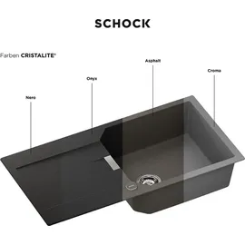 Schock Manhattan D-100XS Auflage onyx + Excenterbetätigung